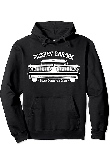 Amazon.com: Monkey Garage: Gas Station: Blood Sweat and Beers Pullover  Hoodie : Clothing, Shoes \u0026 Jewelry