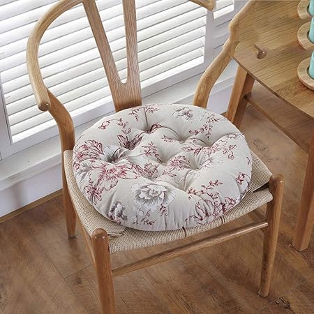 F-LFJBK Futón Cojines De Asiento,Tatami Suave De Espesor Redondo