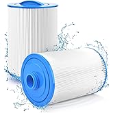PACETAP 1 1/2" SAE Thread Screw in Spa Hot Tub Filter Replacement 2 Pack Compatible with Pleatco PWW50P3, for Unicel 6CH-940, for Filbur FC-0359, for Waterways 817-0050, for Viking spa Filter