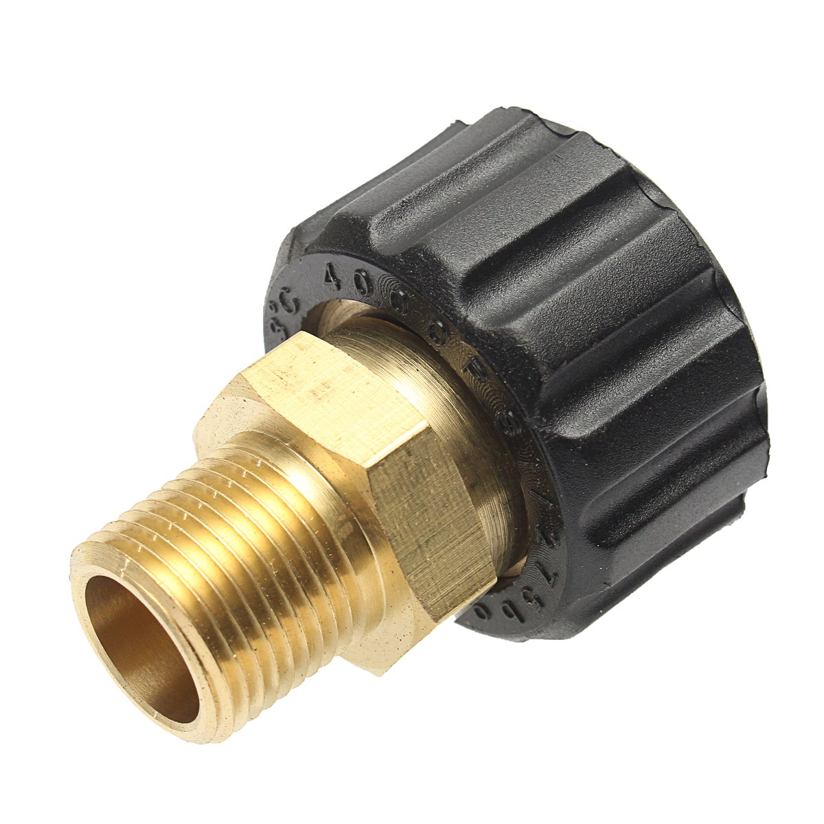 Tutoy M22 Female 3/8 Inch Male Lance Adaptor Coupling for Karcher & Nilfisk Ind