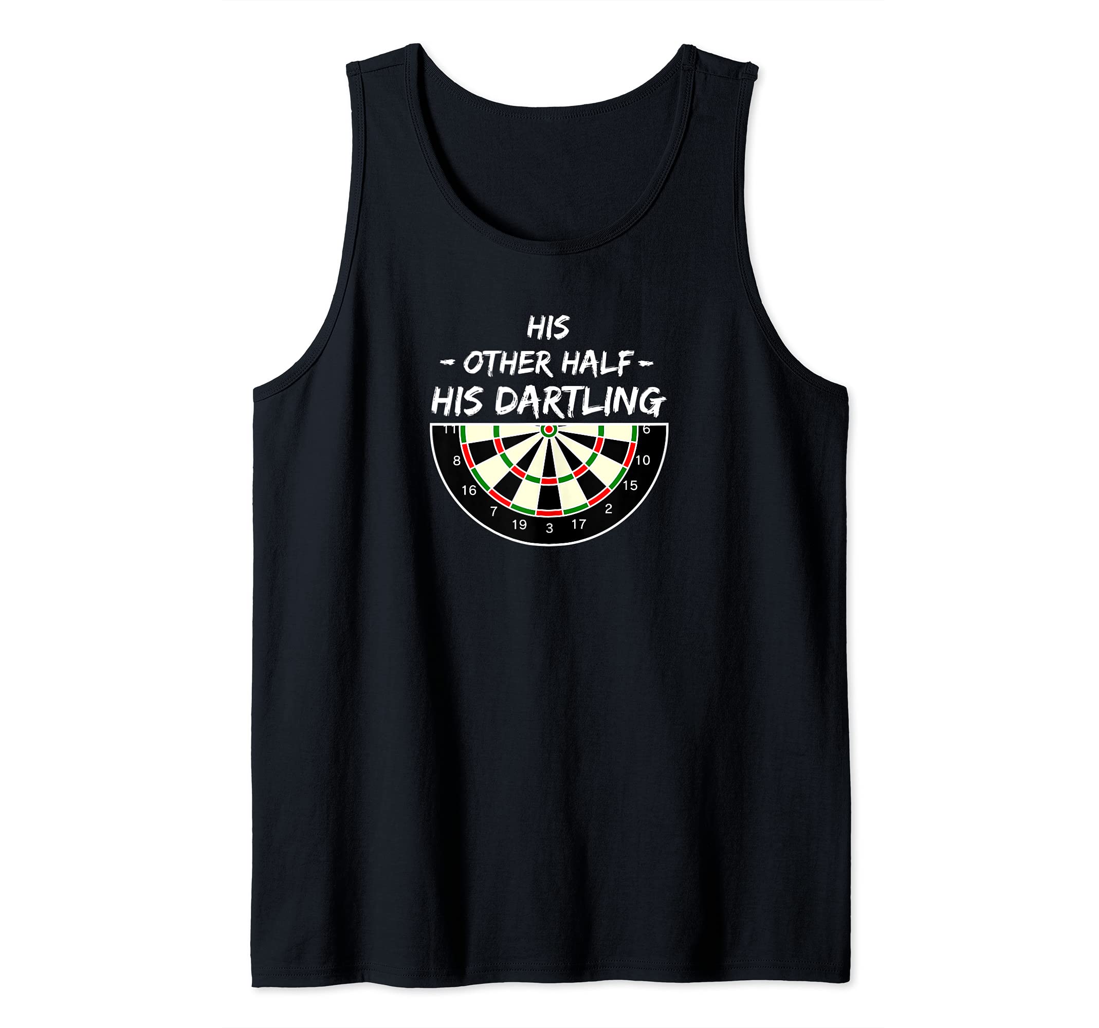 His other half - his dartling - darling darts player couple Tank Top