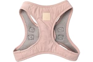 FuzzYard Life Step in Dog Harness | Size XS | Stylish Premium Cotton Design in Soft Blush Perfect for Everyday Walks