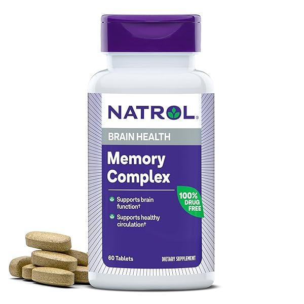 NATROL MEMORY COMPLEX WITH GINKGO BILOBA 120MG AND...