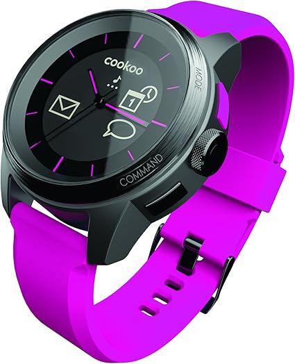Reloj Cookoo SmartWatch Bluetooth 4.0 Negro/Rosa para iPhone,iPad ...
