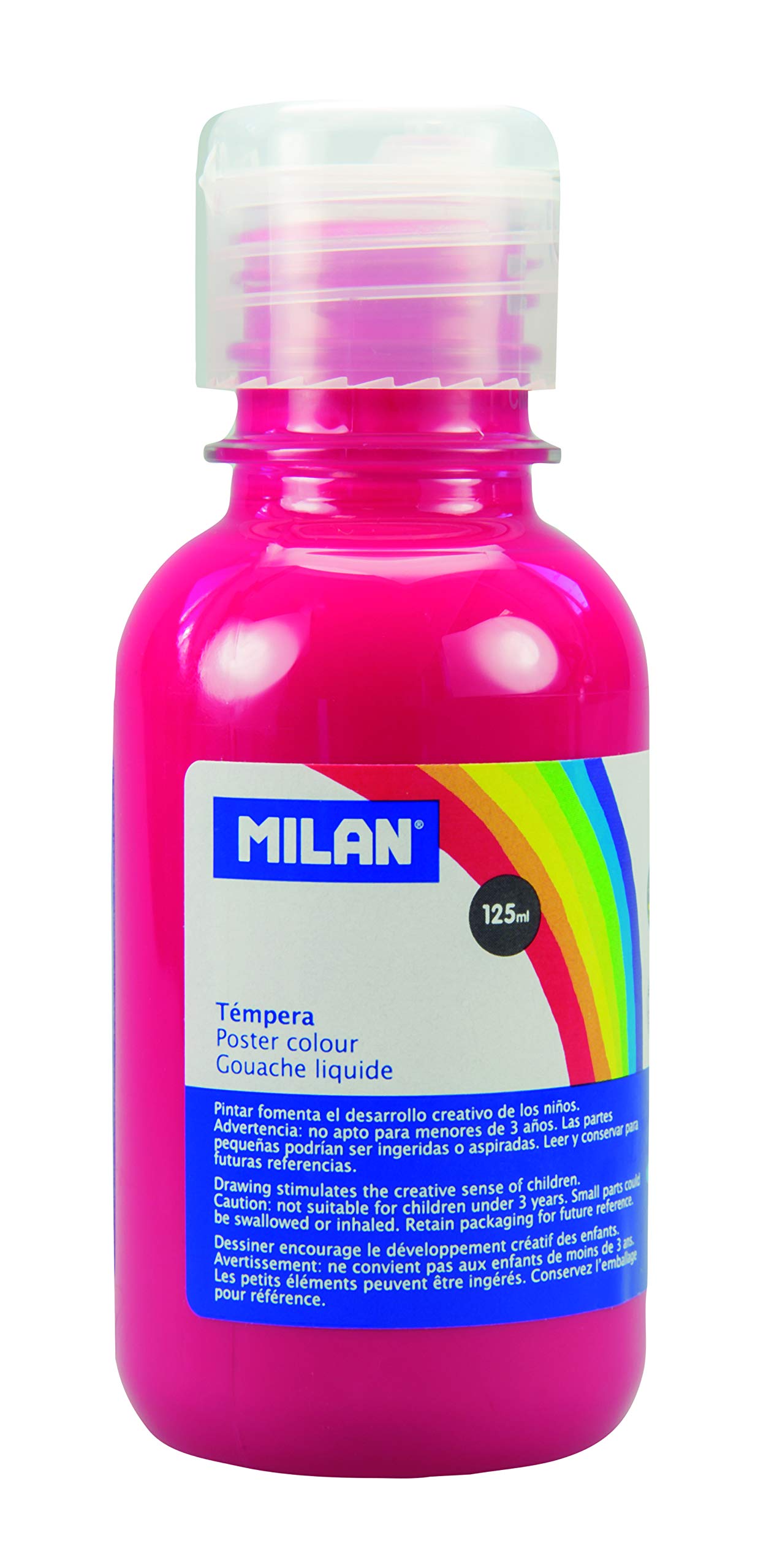Milan Botella 125ml de témpera magenta