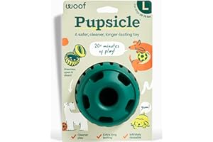 WOOF Pupsicle - Long-Lasting Interactive Dog Toy to Keep Your Pup Busy and Distracted - Safe for Dogs - Low-Mess Design - Dog Toys for Medium and Large Dogs 25-75 lbs