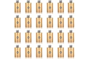 EXEXIUO 24PCS Throttle Cable Ends, Solderless Cable Nipples Universal 6mm Throttle & Brake Cable End Clamps Brake Cable Nipple Screws for Motorcycle, Bicycle, Scooter, Go Kart, Lawn Mower, Car