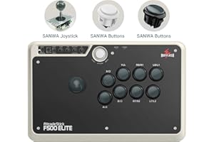 MAYFLASH Arcade Stick F500 Elite with Sanwa Buttons and Sanwa Joysticks for Xbox Series X/S, PS4, PS3, Switch/Switch 2, Andro