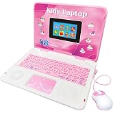 Kids Laptop, Educational Color Screen Laptop with 48 Learning Modes, Laptop for Kids Ages 5+