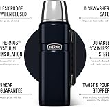 Thermos Stainless King Midnight Blue 1.2L Travel Flask Premium Insulated view 2