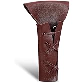 guduling Belt Sword Holder,Sword Sheath,Adjustable Medieval Style Swords Frog for Knight,Warrior,Cosplay Renaissance Accessories(Brown)