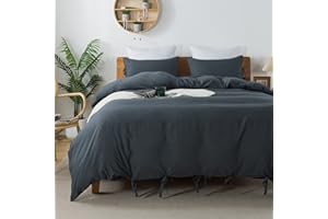 Caressma Bowknot Bow Ties Tibetan Blue Queen Duvet Cover Set, Soft Microfiber Bedding Comforter Cover Cute Butterfly, 3 Pieces Duvet Cover with Pillowcase