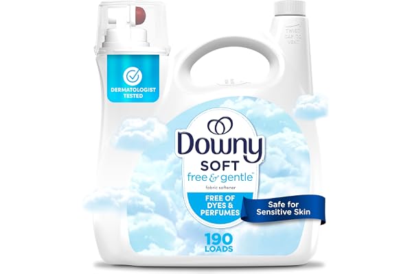 Downy Ultra Laundry Liquid Fabric Softener (Fabric Conditioner), Free & Gentle, 4.16L, 190 Loads