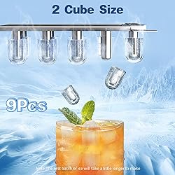 JINJUNYE Upgraded Ice Maker Countertop