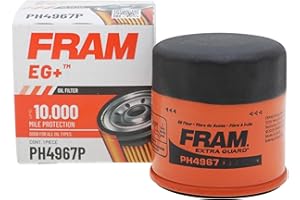 FRAM Extra Guard PH4967, 10K Mile Change Interval Spin-On Oil Filter, Fits Select Toyota, Pontiac, Suzuki, Model Years