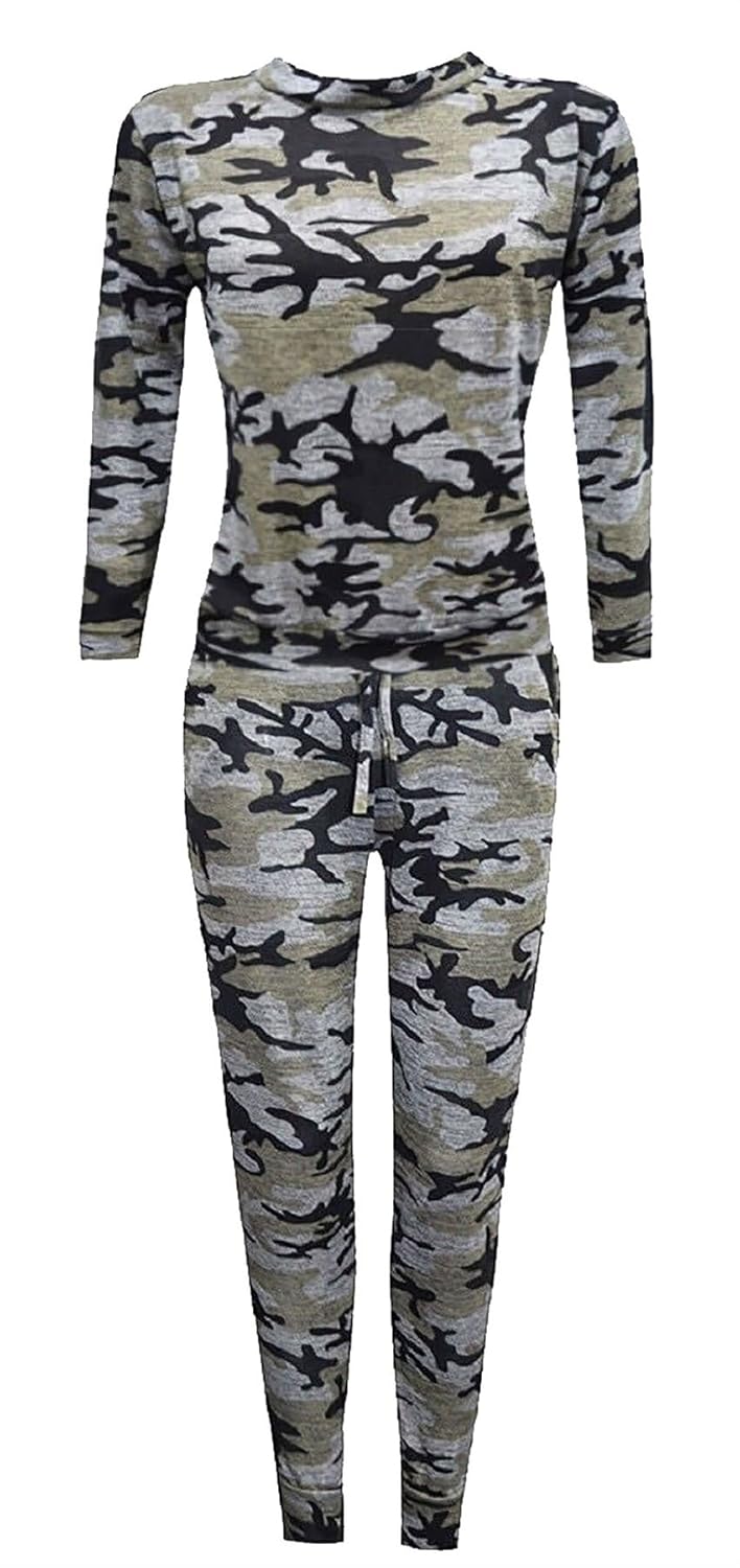 girls camouflage tracksuit