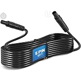 EWAY 5 Pin Dash Cam Extension Cable 10ft, for Car SUV Truck Trailer RV Mirror Dashcam Rear View Backup Dashboard Recorder Camera 5Pin Male to Female Extender Wire Cord 10 Feet/3M
