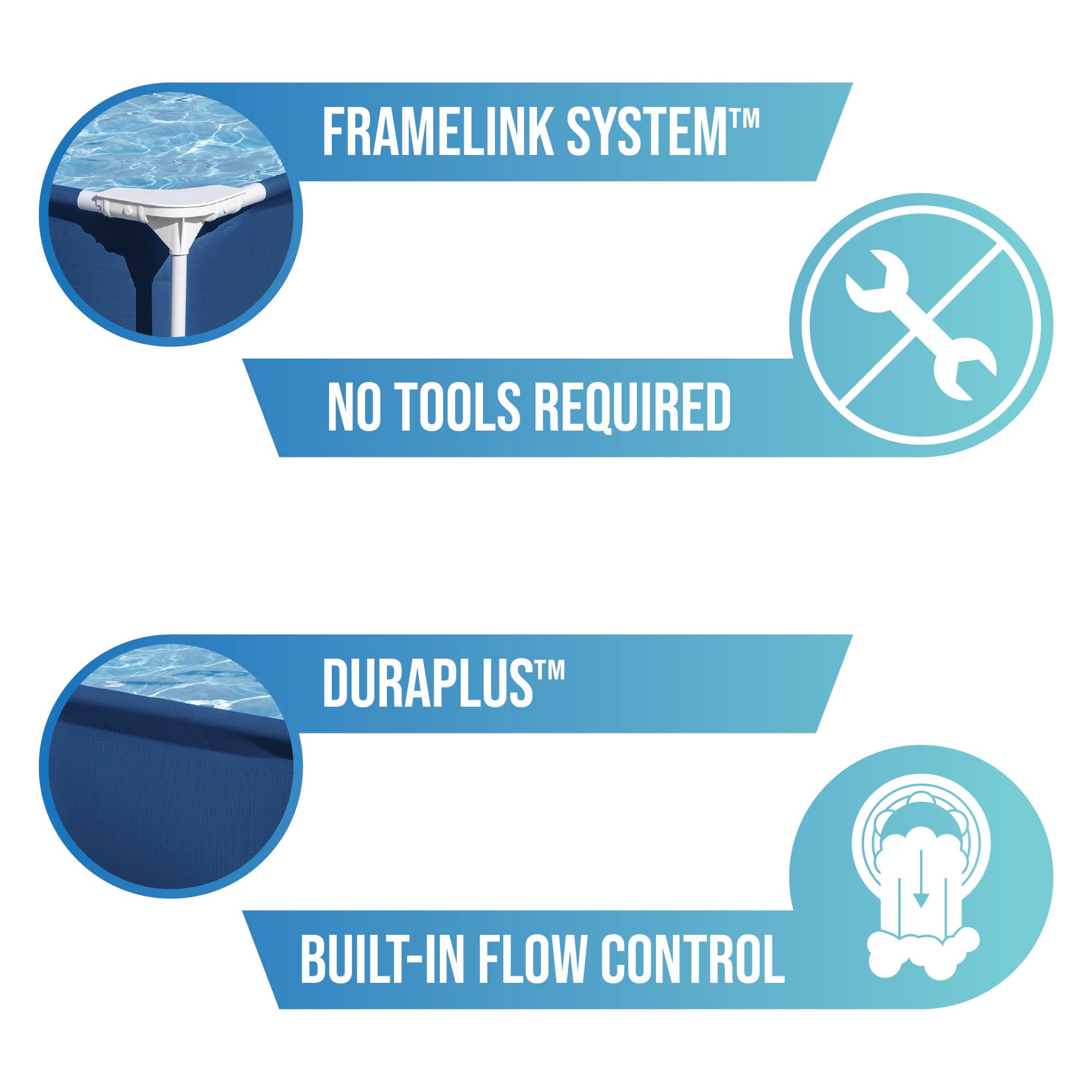 7'3" x 59" x 17"/2.21m x 1.50m x 43cm Pool 7