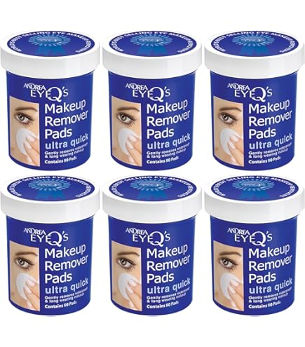 Amazon.com: Andrea Eye Q's Oil-free Eye Makeup Remover Pads, 65