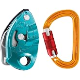 PETZL GRIGRI Rock Climbing Belay Device | With Cam-Assisted Blocking for Sport, Trad, &amp; Top-Rope Climbing