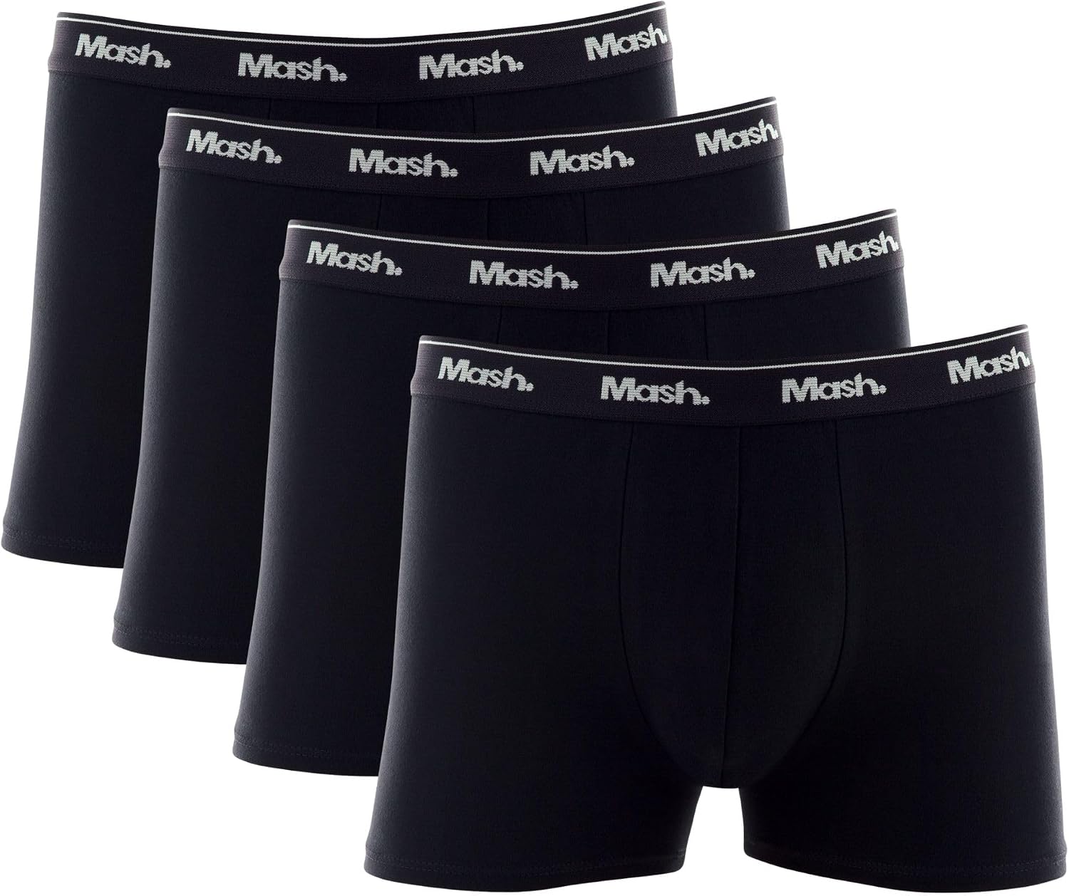 Kit 4 Cuecas Boxer Mash Algodão Cotton Respirável Masculina