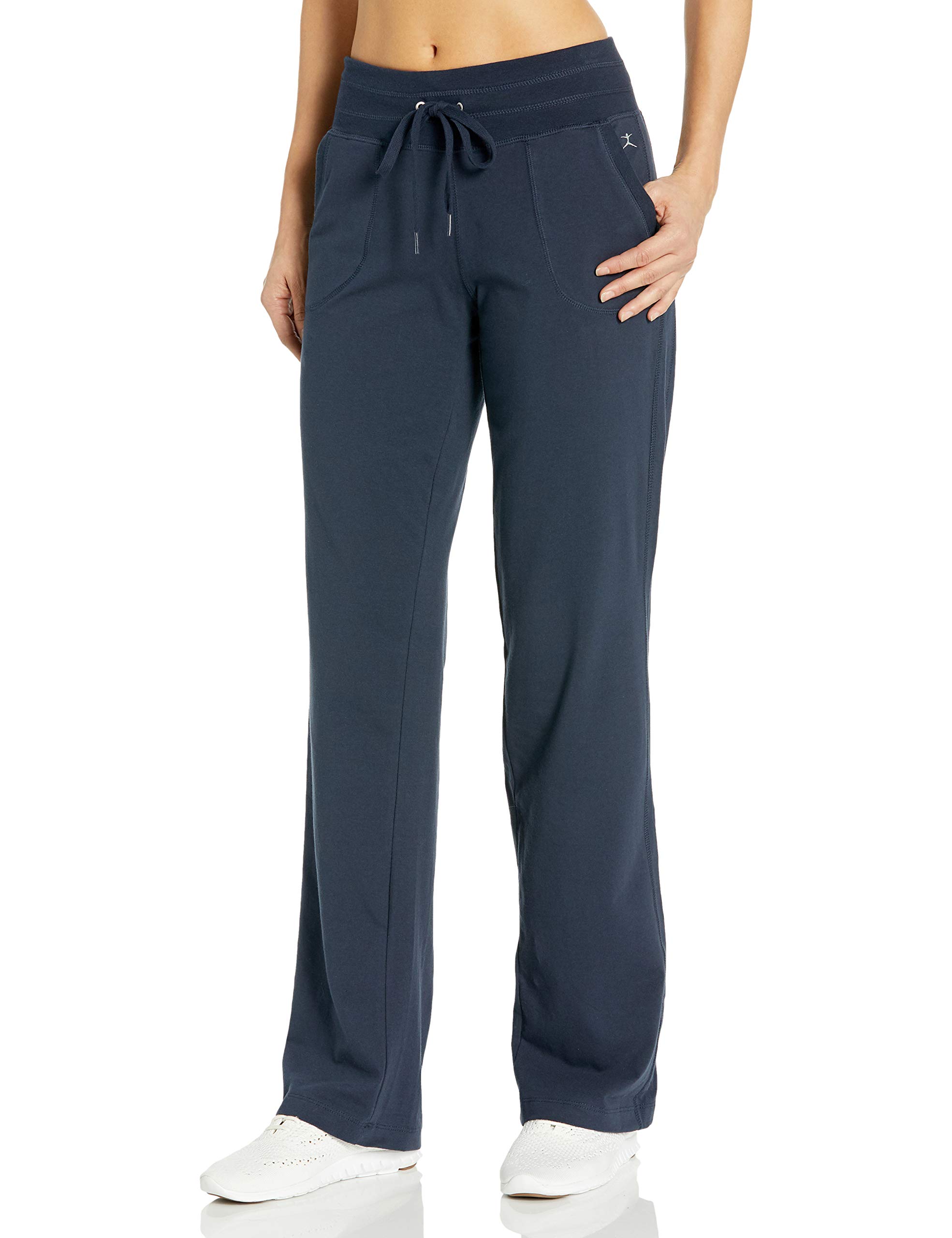 DanskinWomen's Straight Leg Drawcord Athletic Pants