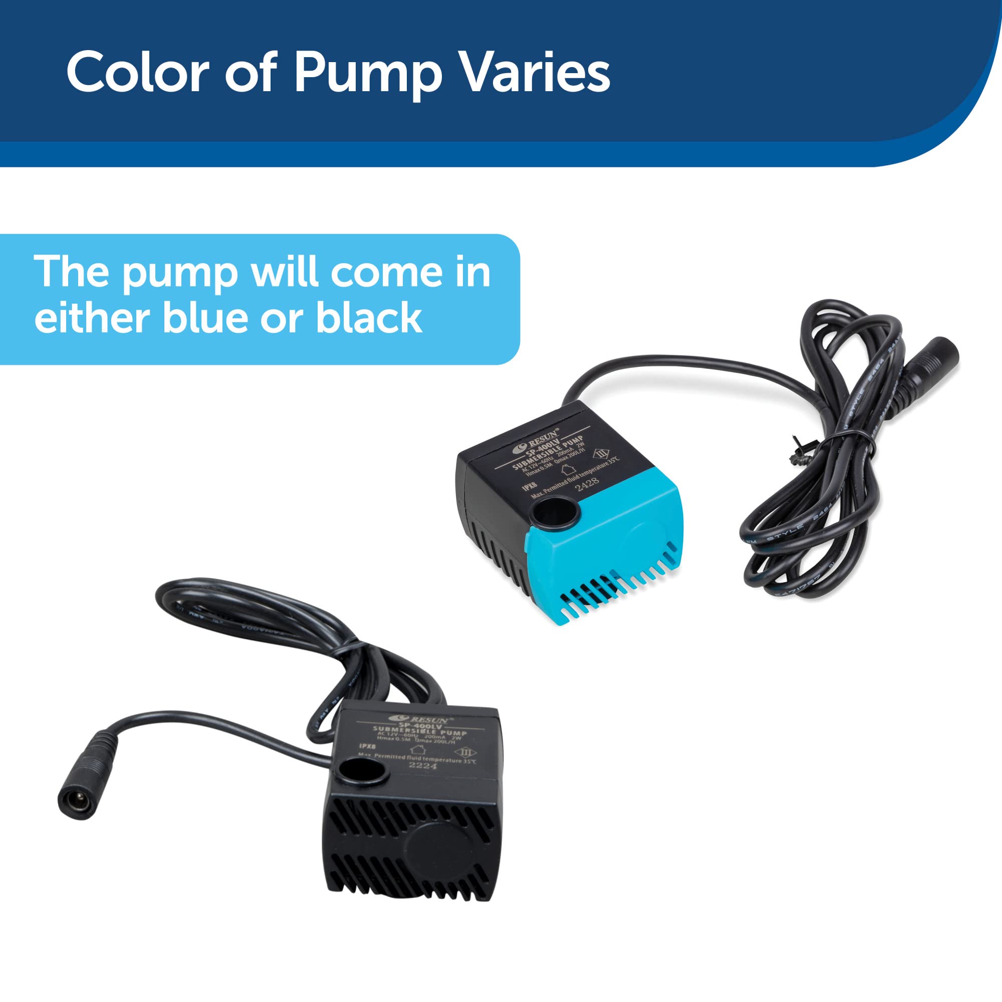 PetSafe Replacement Pump, Submersible, Quiet Operation, Compatible with Drinkwell Ceramic, Stainless Steel, 360 Pet Water Fountains (PAC00-13206)
