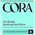 Cora Heat Relief Patch Soothe Cramps for up to 8 Hours with Heat from Activated Carbon | Adheres to Your Clothes to Ease Cramps Exactly Where You Need it (Pack of 1)