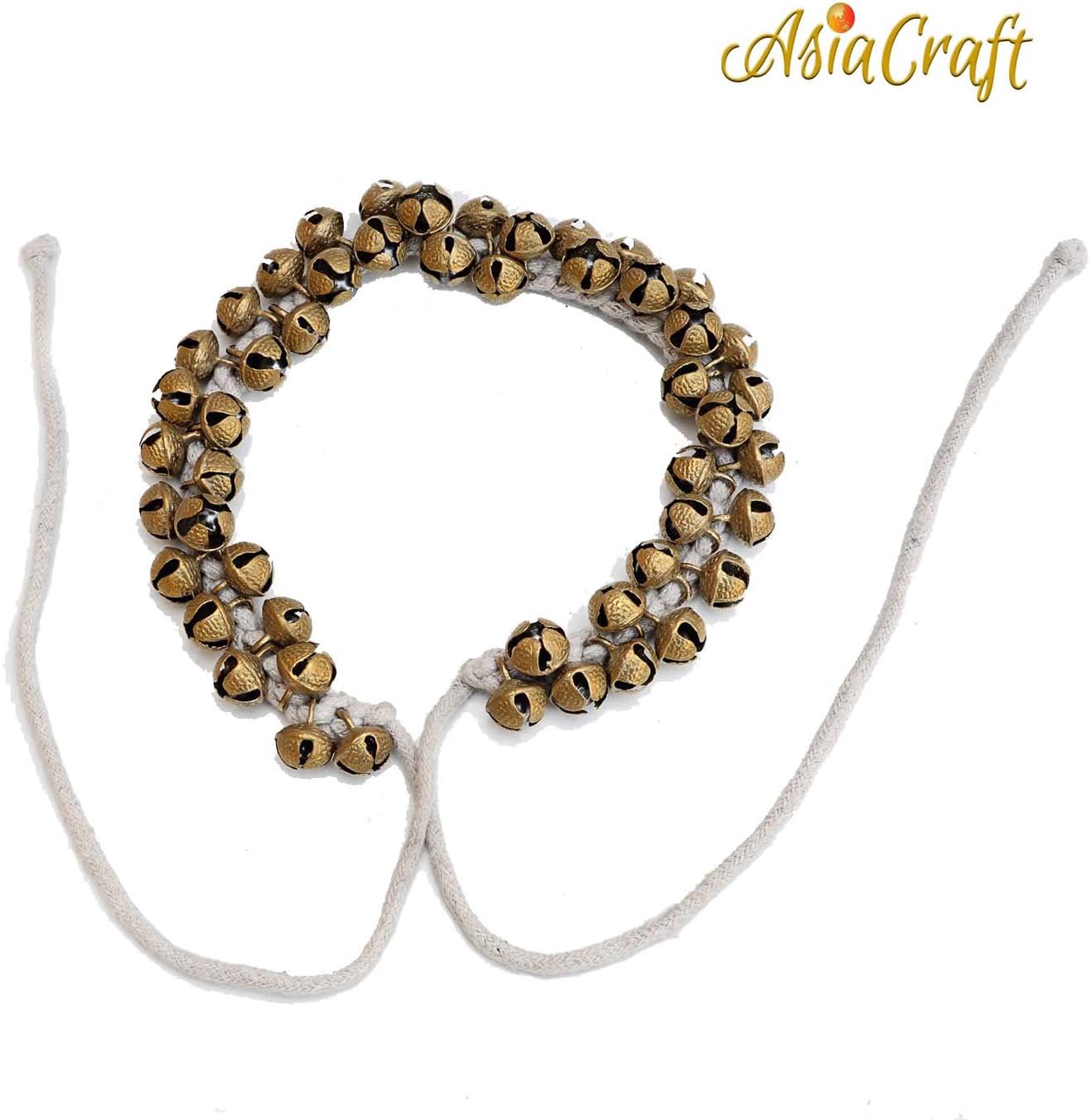 AsiaCraft (50+50) Big Bells Kathak Ghungroo Pair