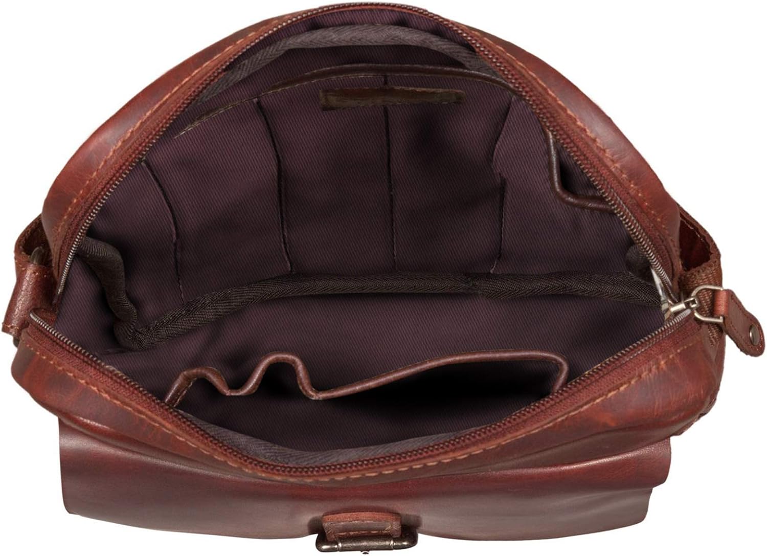 STILORD "Luan" Small Shoulder Bag Leather Vintage for Women and Men Messenger Bag with Tablet Compartment 10.1 Inches Cross Body Bag in Genuine Leather Colour:Milano - Image 5