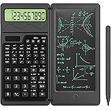 MATOLO Scientific Calculators for Students with Drawing Pad & Pen | Solar & Battery Dual Power | 10-Digit LCD Screen | Deskto