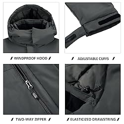 Men's Winter Ski Jacket Snow Coats Waterproof