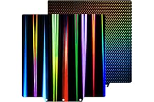 HIKUDIY H1H Build Plate for Adventurer AD5X/5M/5M Pro, Light Beam+Phantom Spring Steel Flexible Platform Heated Bed for Neptune 3 Pro/4, Kobra, Ender 3/3 Pro/3S1/3v2, CR 20/CR 20 Pro, Ender 5/5 Pro