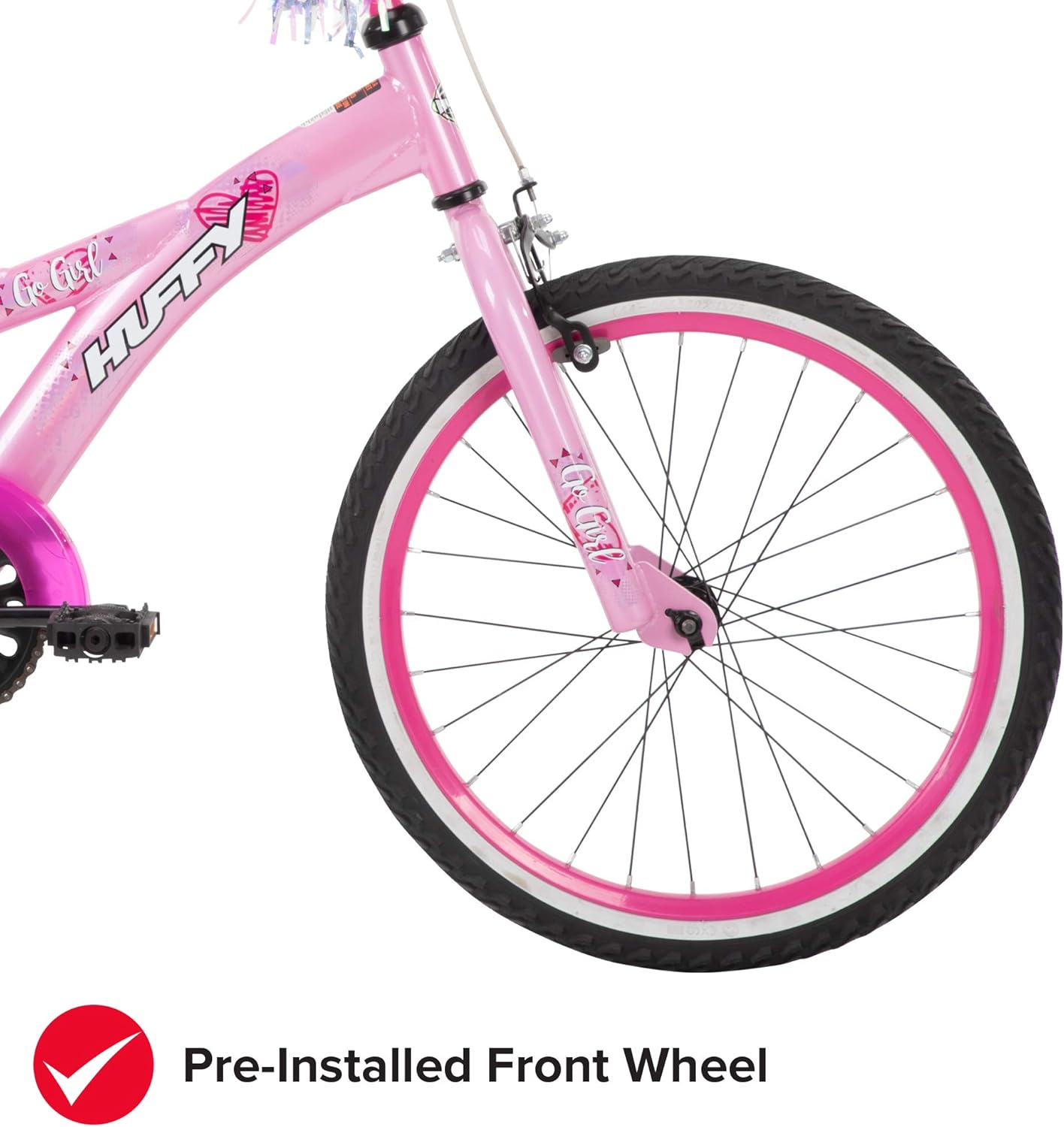 Go Girl 20" Girls Pink Quick Connect: Sports & Outdoors