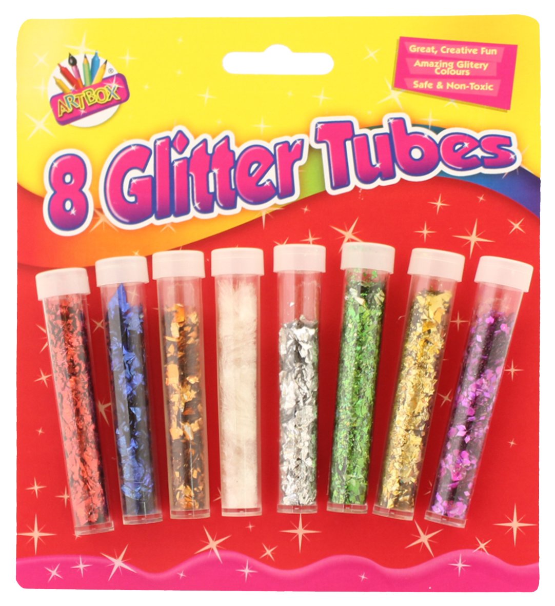 THE ART BOXARTBOX Glitter Tube (Pack of 8), 6087