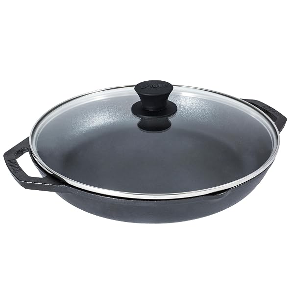LODGE 12 INCH CAST IRON EVERYDAY PAN –...