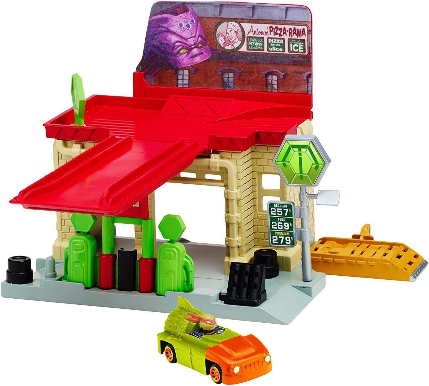 Fab Distributions 9003150978770 Teenage Mutant Ninja Turtles T-Machines Sewer Gas Station Playset
