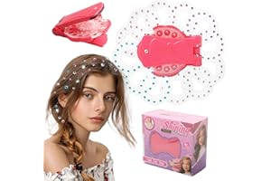 SCYLS Hair Bedazzler Kit, Hair Gem Machine with 180 Gems, Gem Stamper Kit for Girls