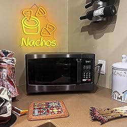 LookLight Nachos Neon Sign,Cheesy Delight Neon