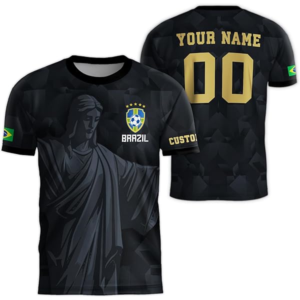 Amazon.com : Yupify Brazil Soccer Jersey for Men, Brazilian Jersey