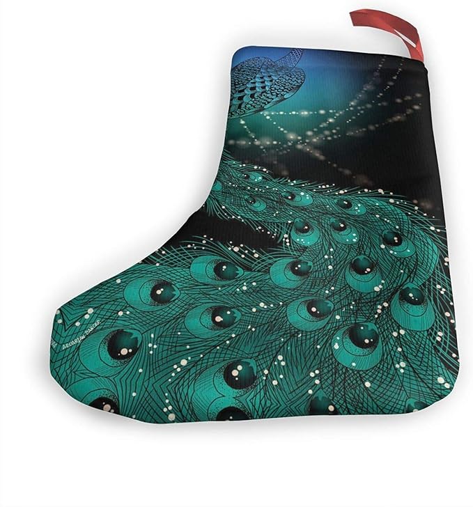 JONINOT Art Wings - Medias navideñas de 10 pulgadas para chimenea