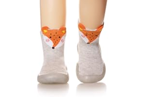 SeeyAN Baby Shoes First Walking Shoes Toddler Boys Girls Non Slip Rubber Sole Cartoon Slippers For Infant Indoor Baby Sock Shoes
