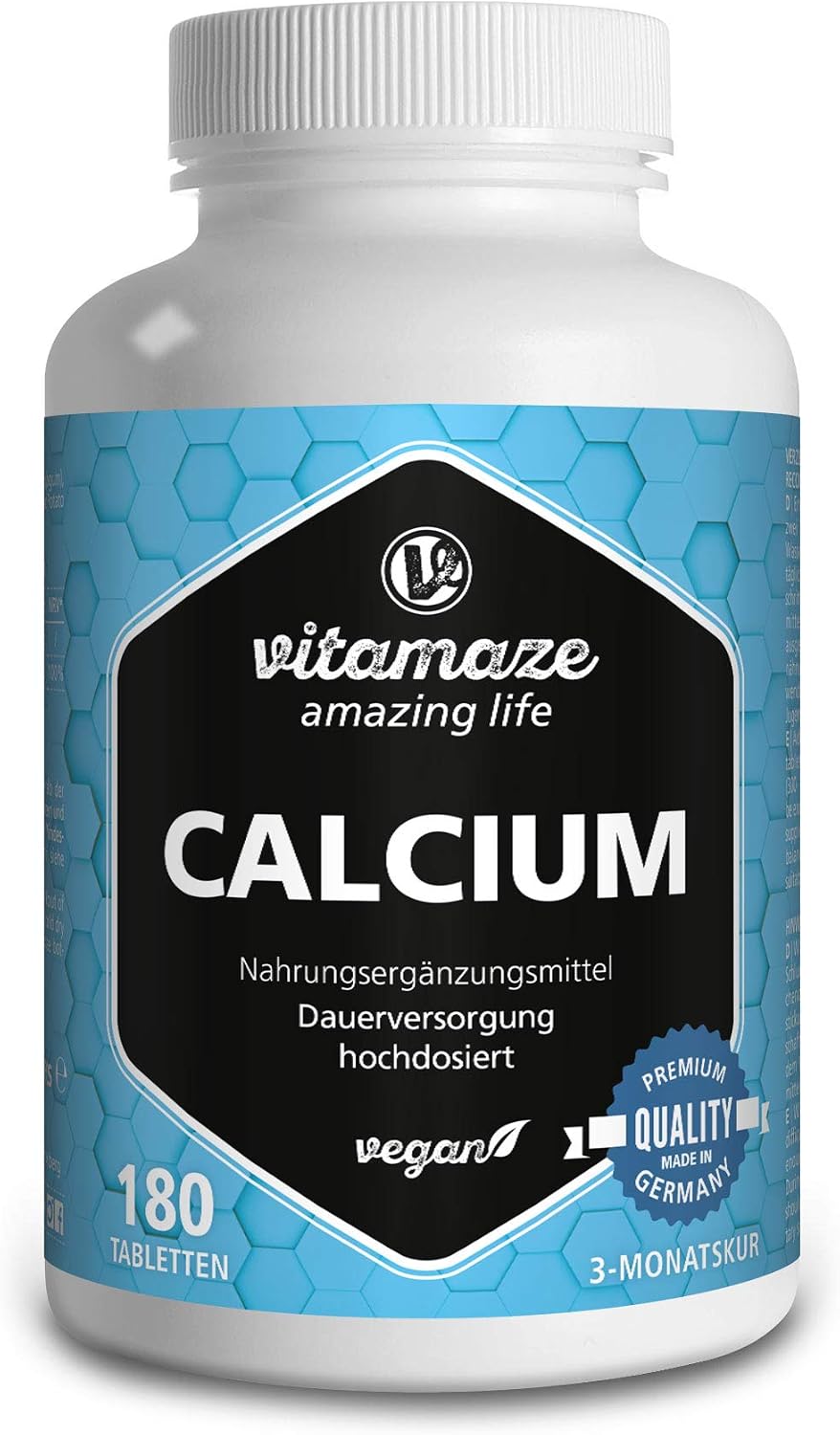 Calcium Tablets High Strength -180 Tablets for 3 Months