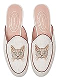 Journey West Women's Mules Flats with Embroidery
