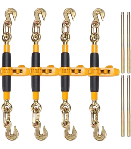 ENJ 4 Pack Folding Handle Load Binder With 2 Grab Djibouti - View #7