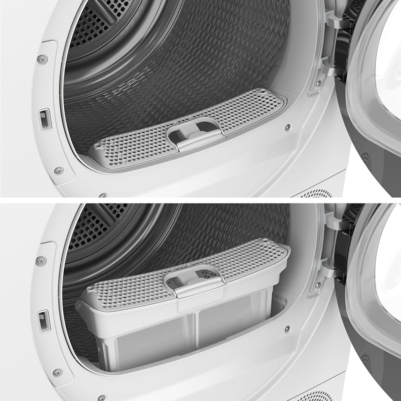 - Secador de bomba de calor, 8 kg, AutoSecagem, Anti-vibração, Branco, WTR83200ES