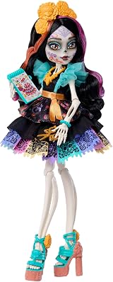 Monster High Skelita Calaveras Doll with Pet Candelita and Accessories view 6
