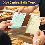 FMP Brands 20 Guest Check Pads 50 Sheet Restaurant Order Forms Carbonless view 6