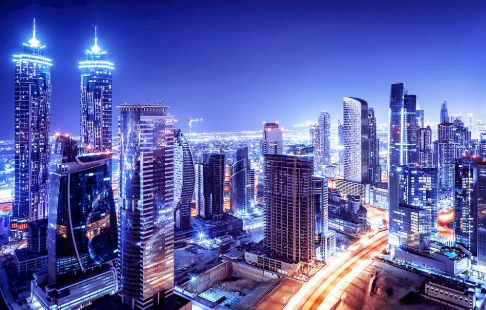 Jigsaw Puzzles for Adults 1000 Piece Dubai Scenery Kids Puzzles Toys Educational Puzzles Jigsaw