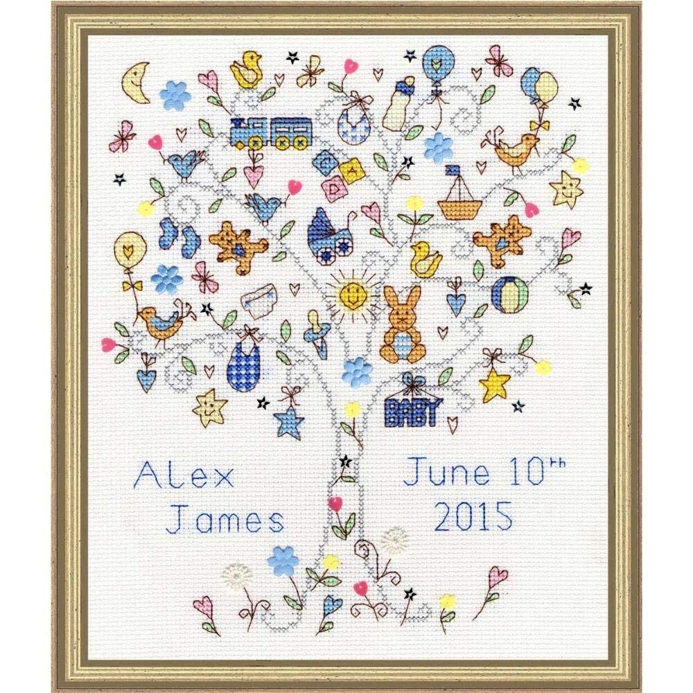 Bothy Threads Cross Stitch Kit - Love Baby Boy